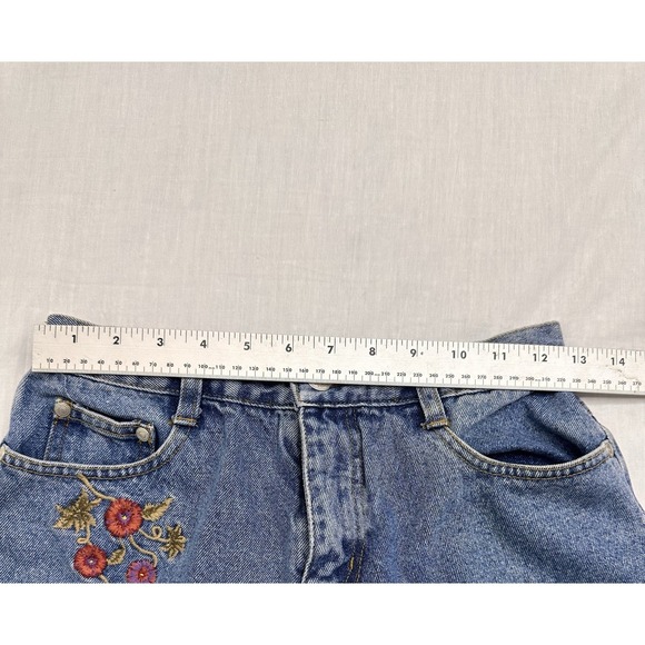 No Boundaries Jeans Juniors Size 3 - Blue  Embroidered - Picture 9 of 9